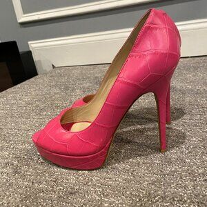 Hot Pink Jimmy Choo Pumps Size 7.5/8